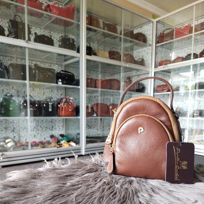 Tas papillon k3405 polos warna hitam, cokoren,asem, kopi, hijau, merah, kuning, navy, biru muda, mar