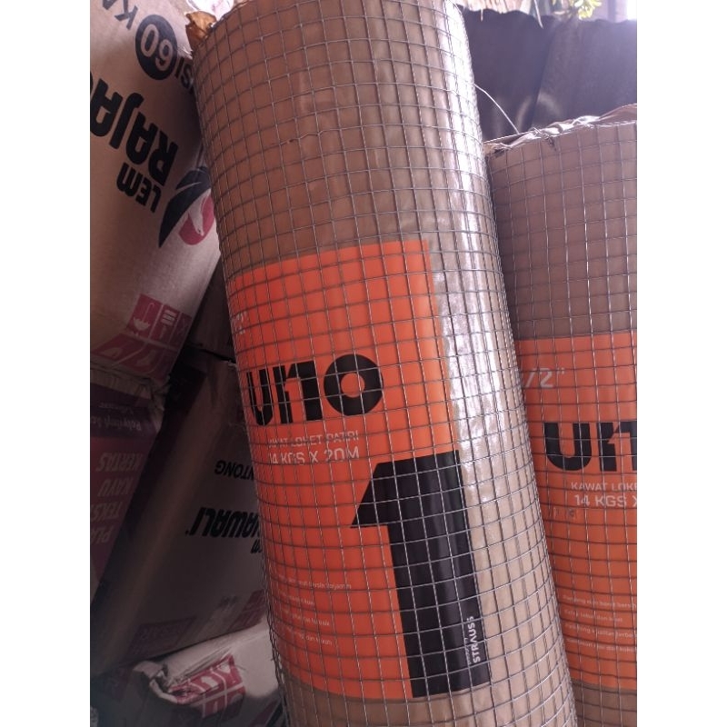 Kawat Ram patri galvanis Wiremesh uno 1Roll panjang 20meter