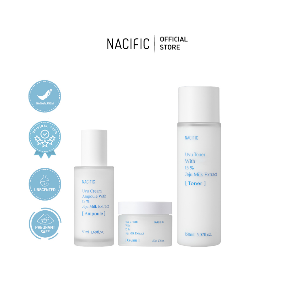 Nacific Uyu Cream Ampoule+Toner+Cream