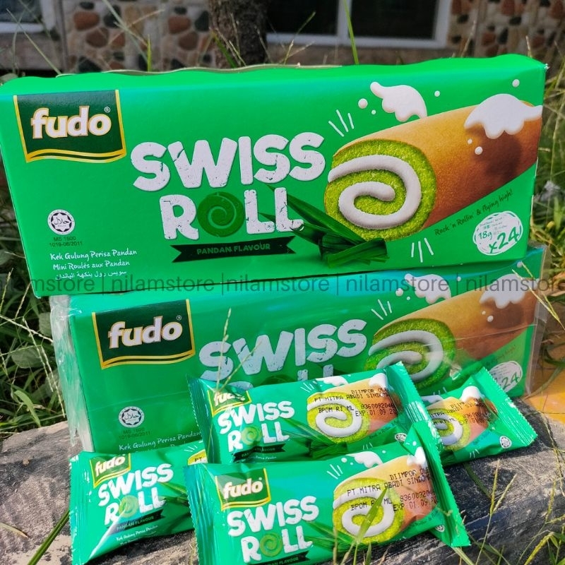 

Fudoo Bolu Swiss roll isi 24 pcs