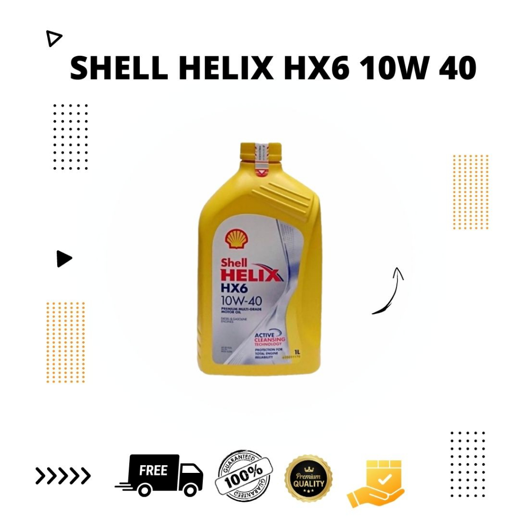 Oli Mobil 10W 40 SShell Helix HX6