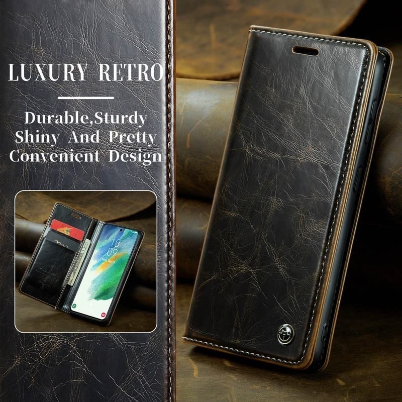 CaseMe Samsung Galaxy A13 4G SamsungA13 Flip Cover Wallet Leather Case Casing HP Kulit