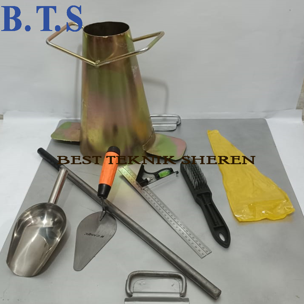 Slump test beton kwalitas terbaik