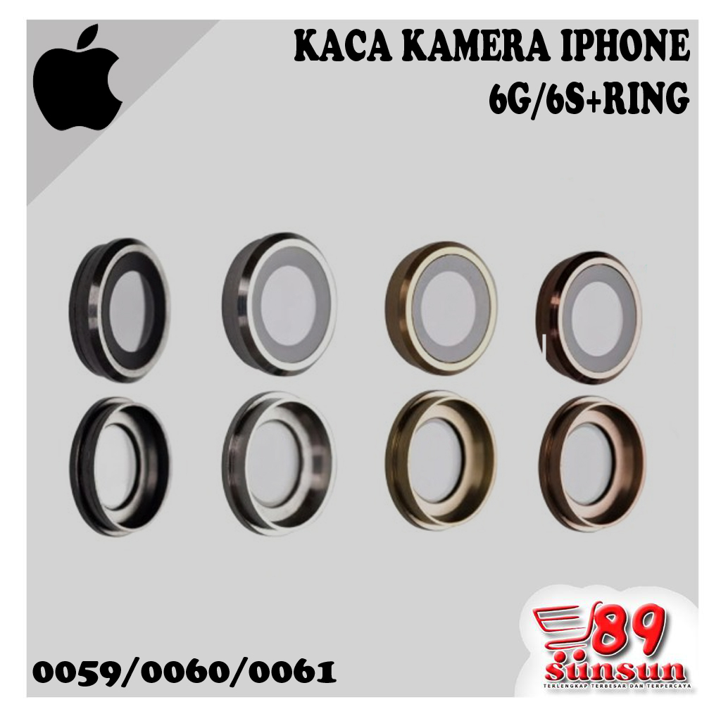 KACA KAMERA IPHONE 6G/6S+RING