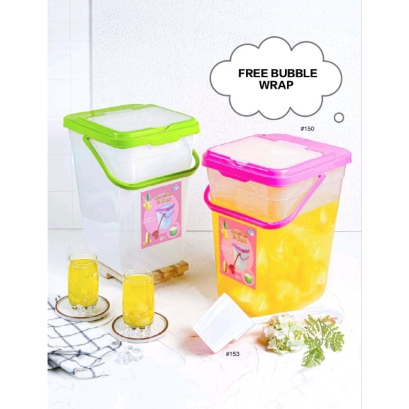 RAMADANSALE (COD) KONTAINER ES BUAH + GAYUNG 15 25 LITER FORTUNA TERKINI