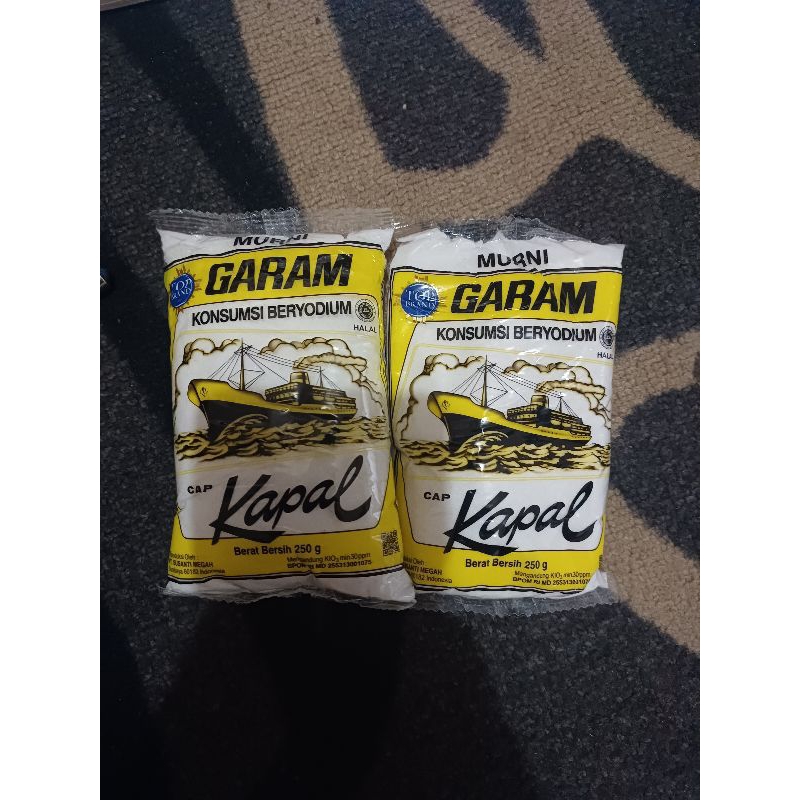 

Garam Cap Kapal 250gr