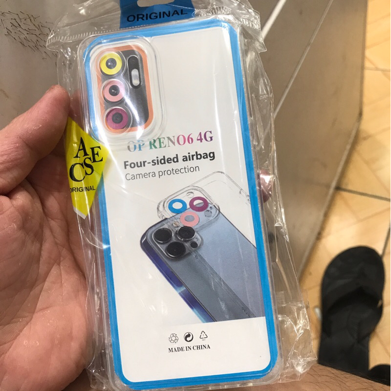 CLEAR CASE AIRBAG OPPO RENO 6 4G