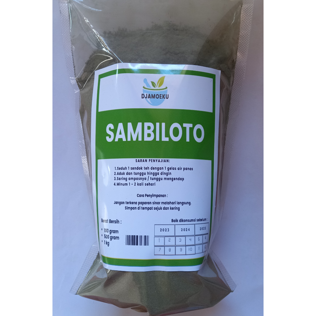 

Sambiloto Bubuk Murni 500 Gram Herbal Meningkatkan kekebalan Tubuh Dan Mengatasi Flu