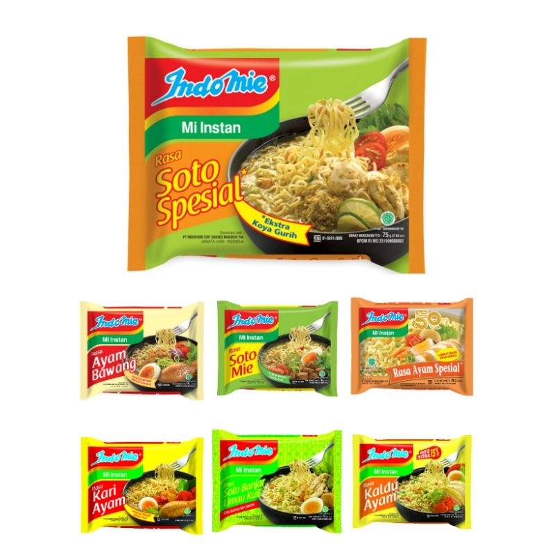 

INDOMIE KUAH MIE INSTAN ALL VARIAN paket 4