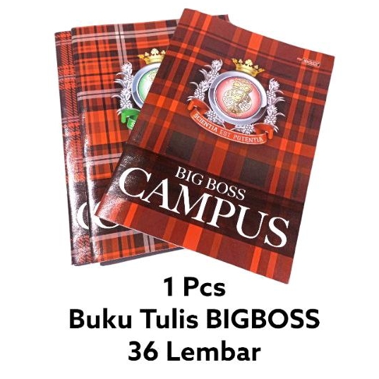 

BUKU TULIS BIGBOSS ISI 36 LEMBAR / PCS