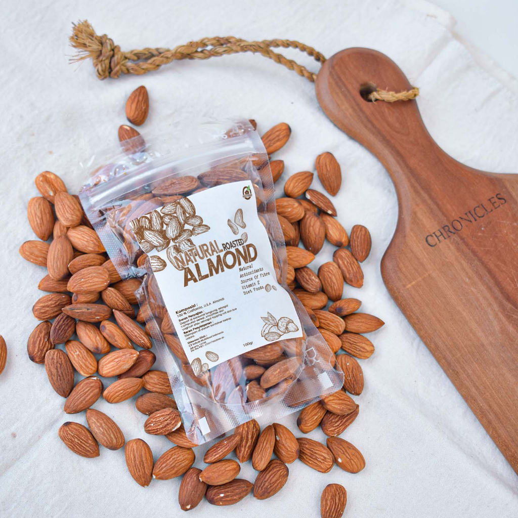 

Natural Roasted Almond (Panggang) 100 Gr