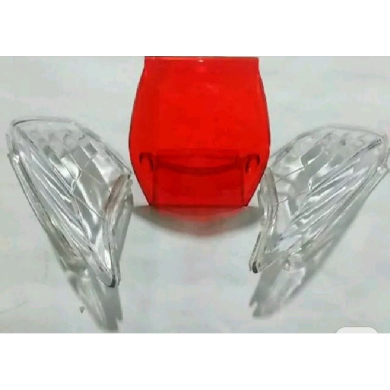 kaca mika lampu stop Honda karisma D