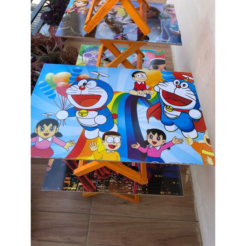 MEJA LIPAT KAYU-MEJA BELAJAR ANAK - MEJA ANAK SEKOLAH