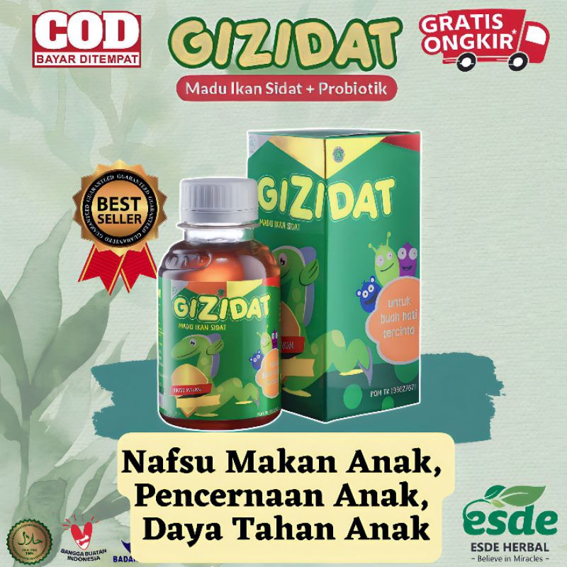 

Madu Anak Gizidat Penambah Nafsu Makan Anak, Daya Tahan Tubuh Anak, MelancarkanPencernaan Anak Asli Original