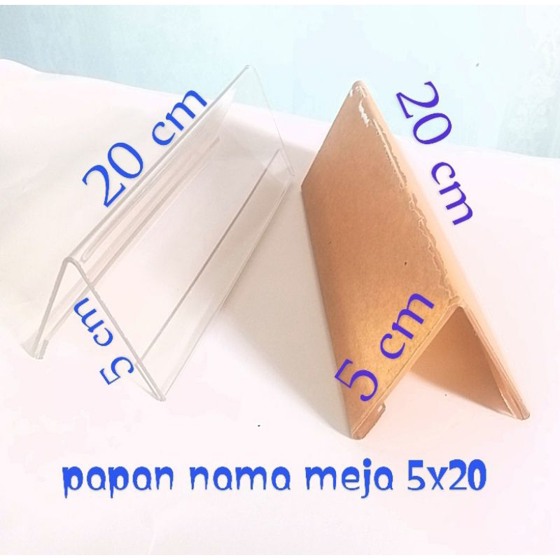 

papan nama meja 5 x 20 cm