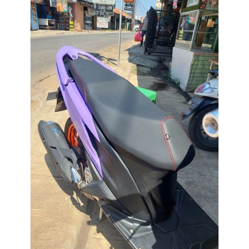 Kulit Jok Mbtech Carrera/Camaro & Bahan Pasir model jahitan