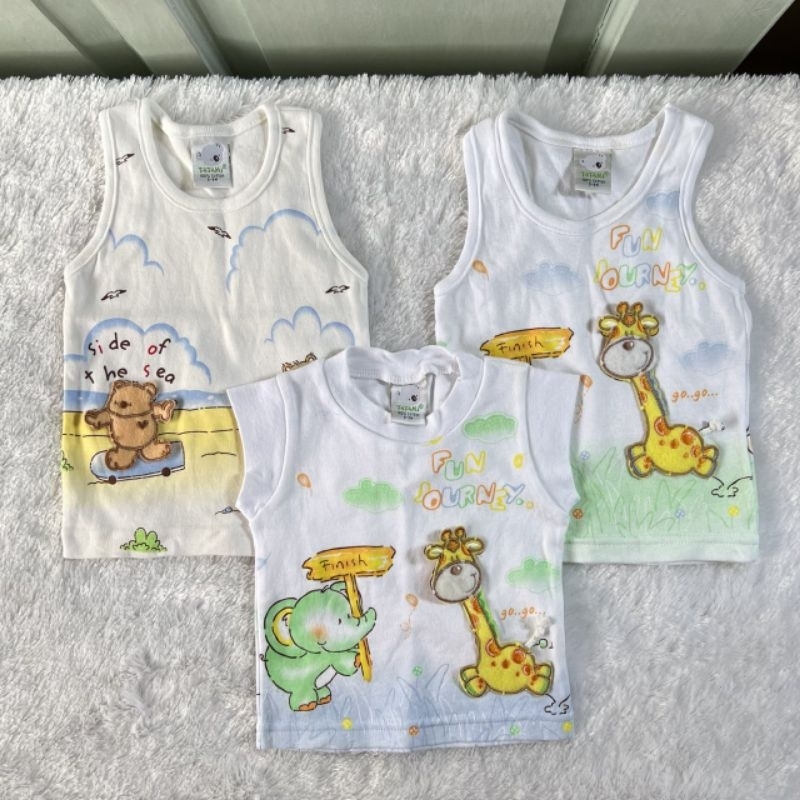 Take All Baju Bayi Tatami (Baju Bayi Murah) 3  pcs + Free 3 pcs
