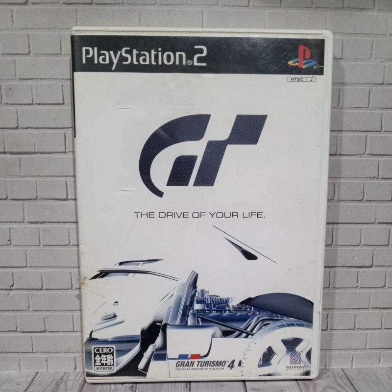 CD Original Ps2 Gran Turismo 4 Jpn Bahasa Jepang Box dan cover Original