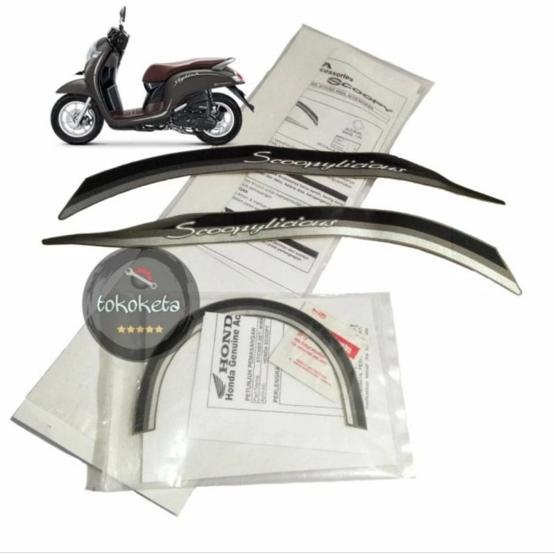 Sticker Stiker Spakbor Spion Scoopy Original Variasi Scoopy Ori