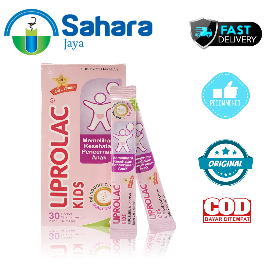 [SJ] Liprolac Kids Sachet / Liprolac - Suplemen Probiotik dan Prebiotik Anak