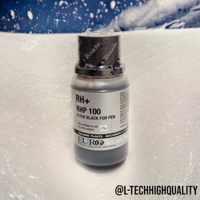 RHODIUM PEN EXTRA BLACK / PEN HITAM / SEPUH HITAM / CRHOME HITAM / EUROTECN RHP FOR BLACK PLATING PE