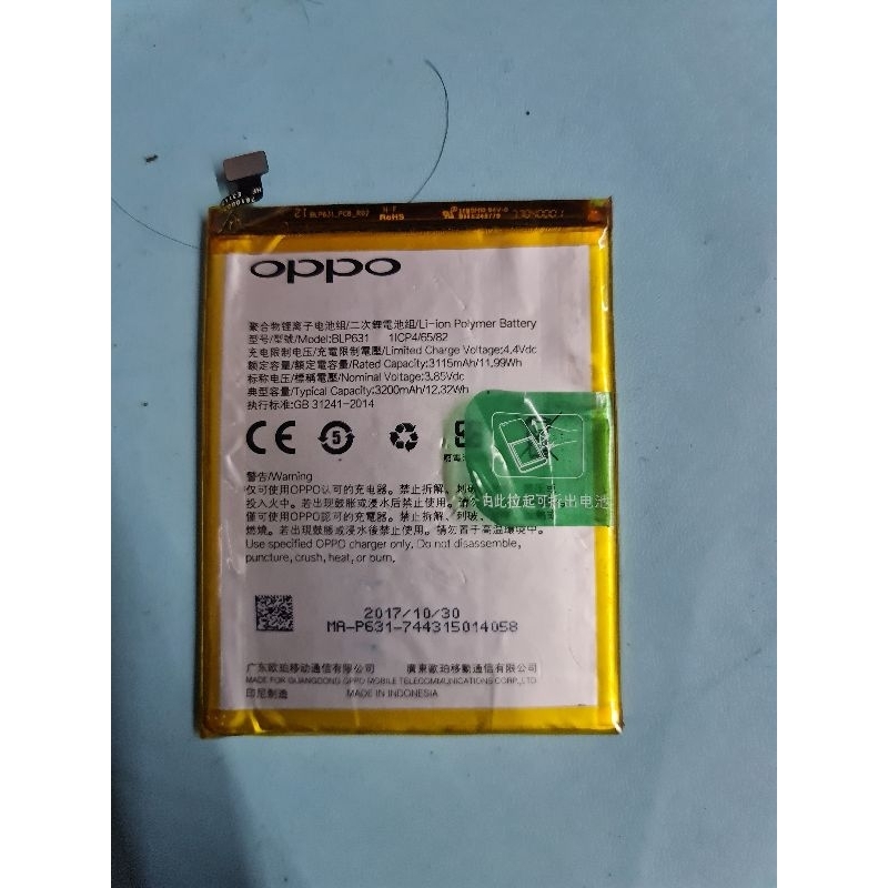 BATERAI BATRE OPPO F5 F3 ORI COPOTAN