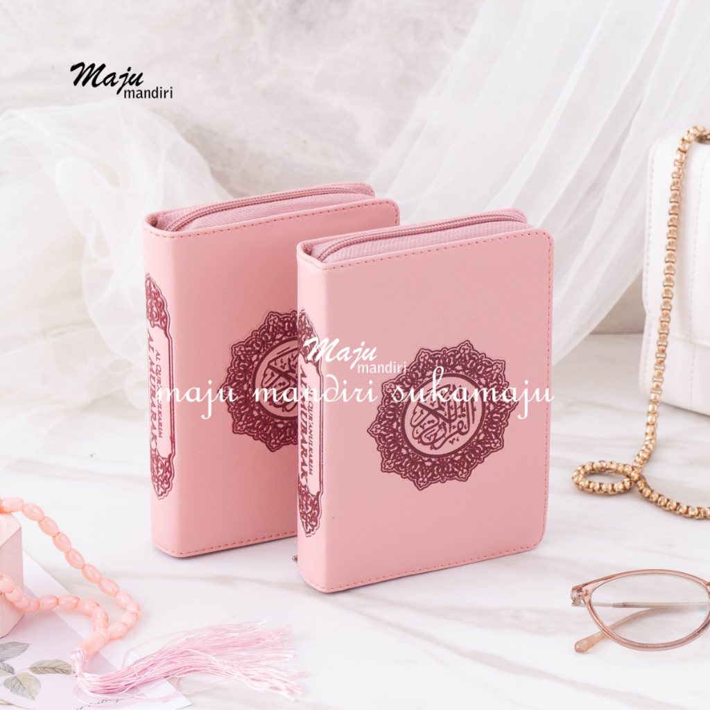 Alquran dan Terjemahnya Mushaf Almubarok Al Quran Terjemahan Ukuran Sedang A6 Jilid Cover Jaket Resl