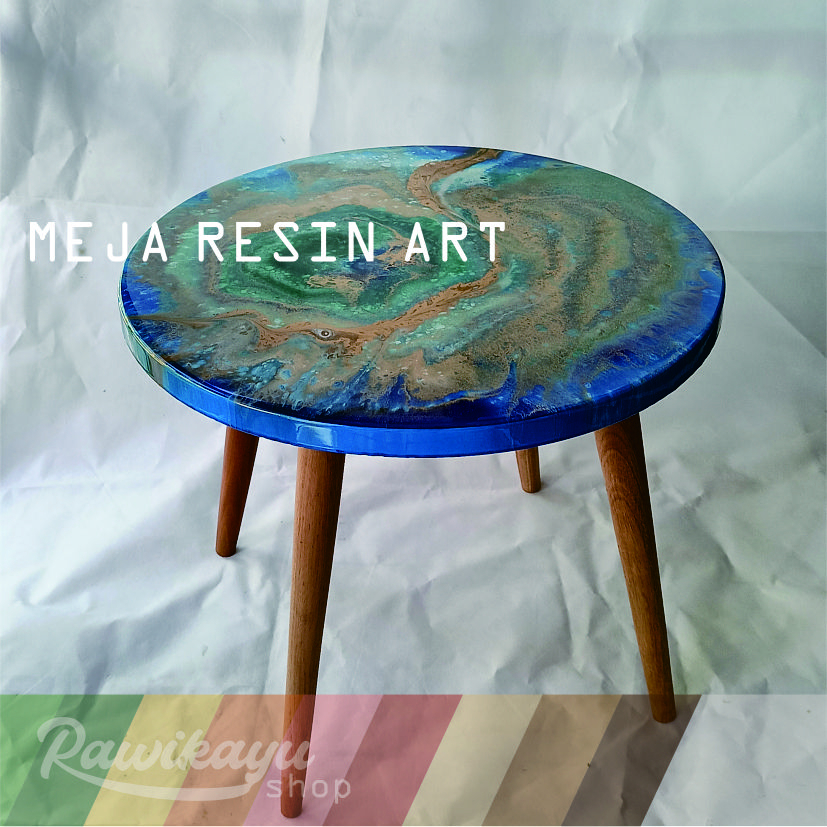 MEJA MINIMALIS RESIN ART DECORATIVE