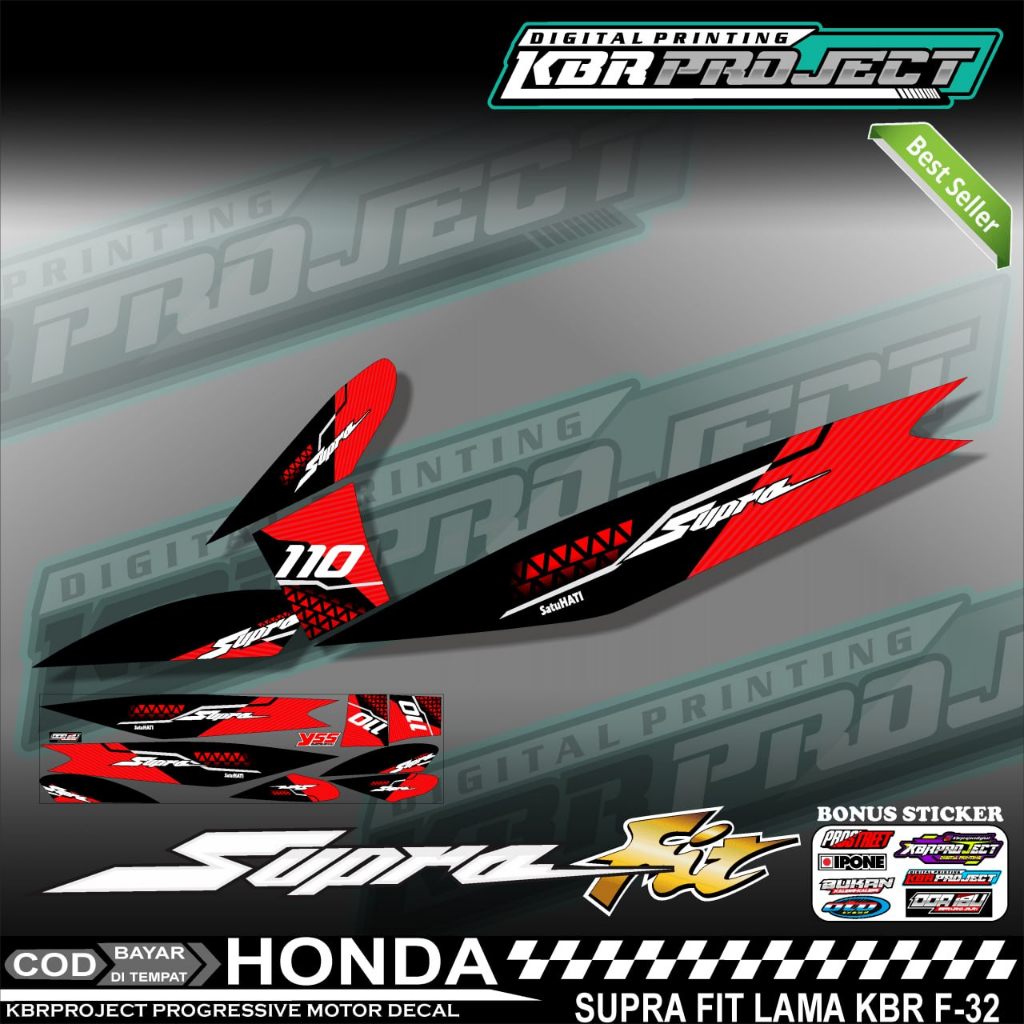 SUPRA FIT LAMA STIKER STRIPING PREMIUM MOTOR PREMIUM KEREN LIS VARIASI SUPRA FIT LAMA STIKER MOTOR H