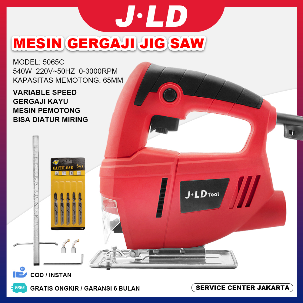 NEW JLD Mesin Jig Saw Kayu Jig Saw Gergaji 380W Kayu Jig Saw Gergaji 220V Variable Speed Gergaji