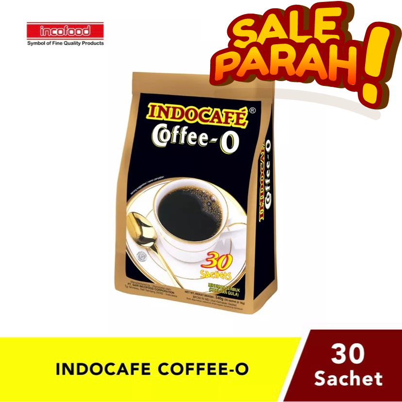 

Indocafe Coffee O isi 30 / Kopi O / Indocafe CoffeeO isi 30 sachets