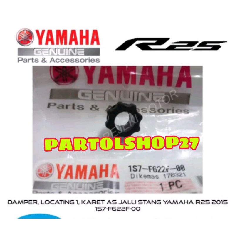 DAMPER, LOCATING 1, KARET AS JALU STANG YAMAHA R25, R15 1S7-F622F-00