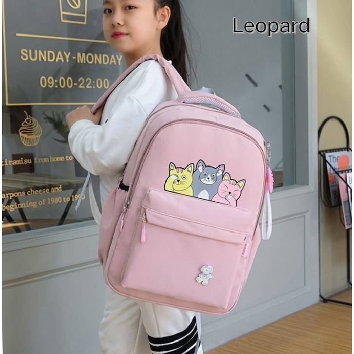 Backpack Terkini Anak Perempuan / Tas Ransel Tiga Kucing / Tas Ransel Sekolah Anak