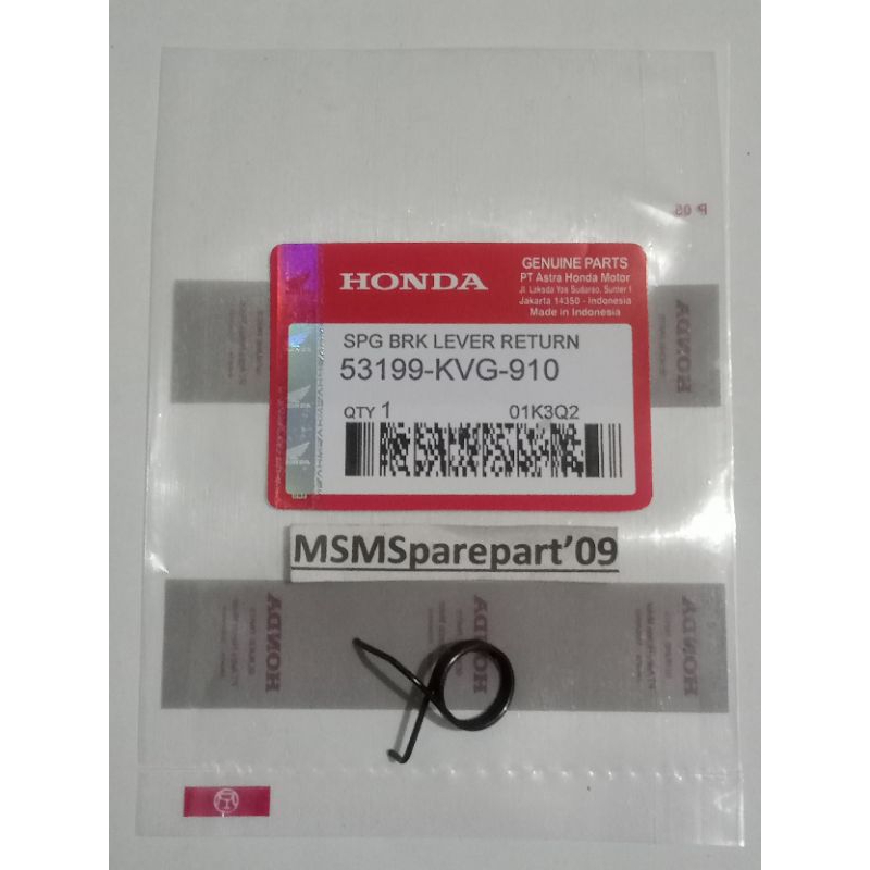 PER HANDLE REM BEAT VARIO KARBU FI ESP HONDA MATIC KODE KVG