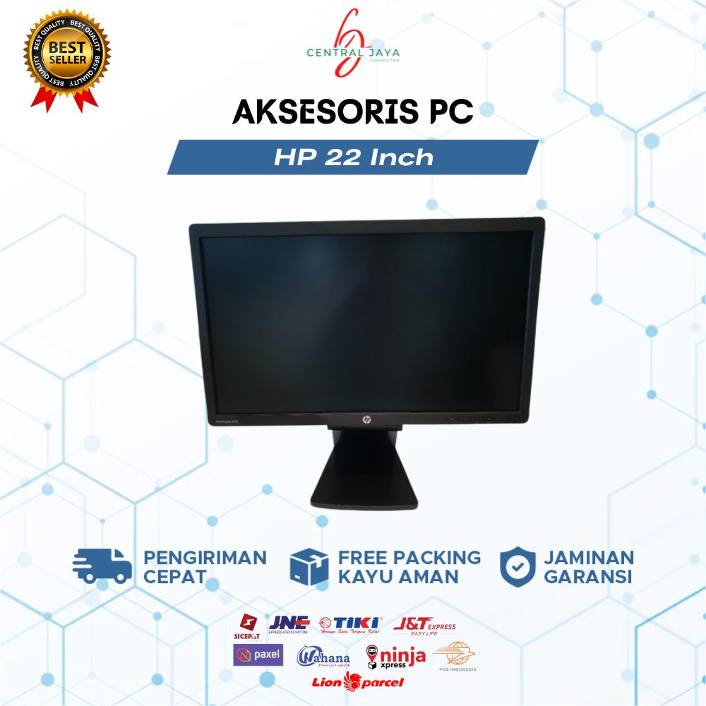 Monitor 22 Inch HP Portaid FHD Widescreen  Monitor Second