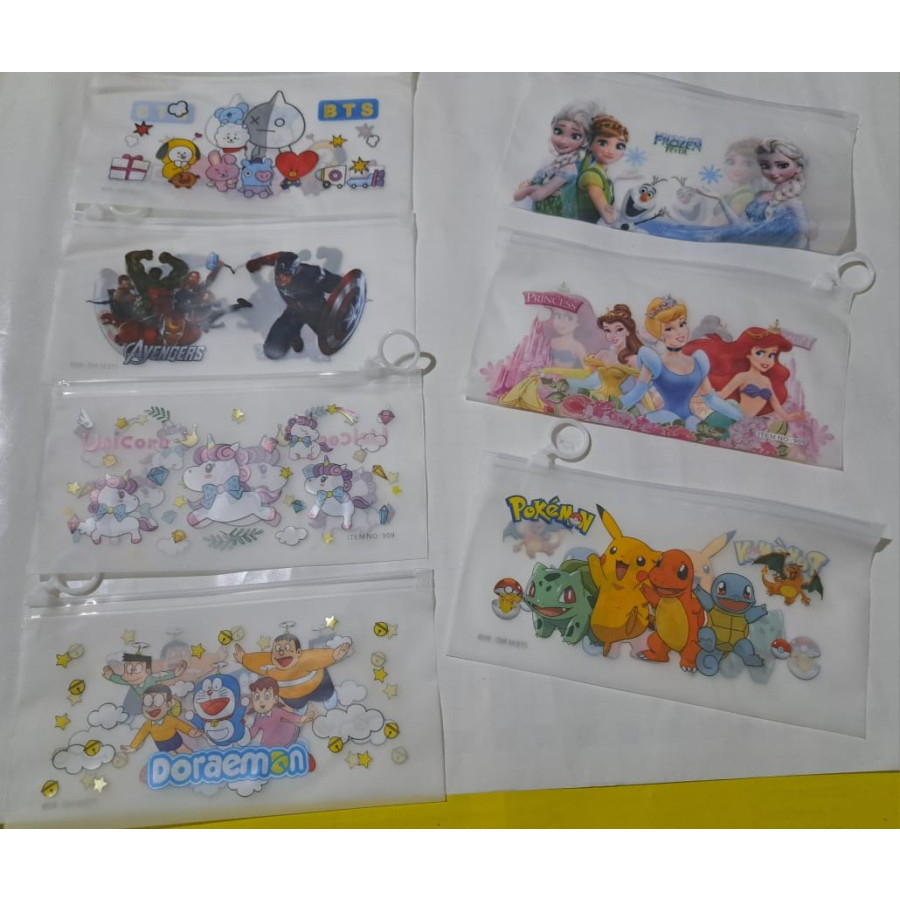 

KK Map Folder Plastik Pencil Case Karakter Kartun B6