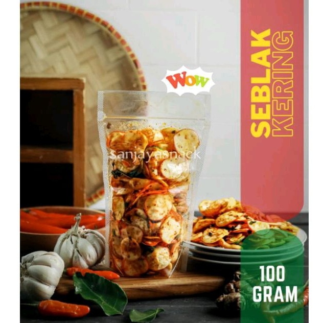 

kerupuk seblak pedas Daun jeruk