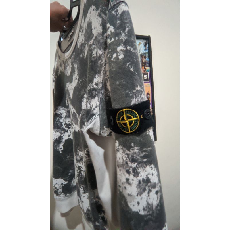 CREWNECK STONE ISLAND JUNIOR CAMO