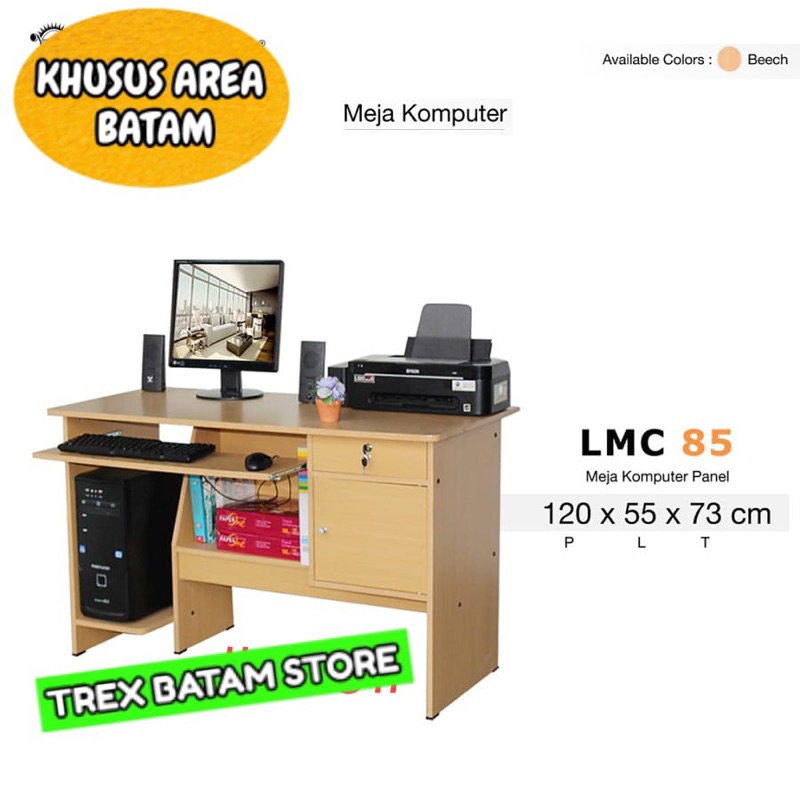 MEJA KANTOR MEJA KOMPUTER LMC85 [ BATAM ]