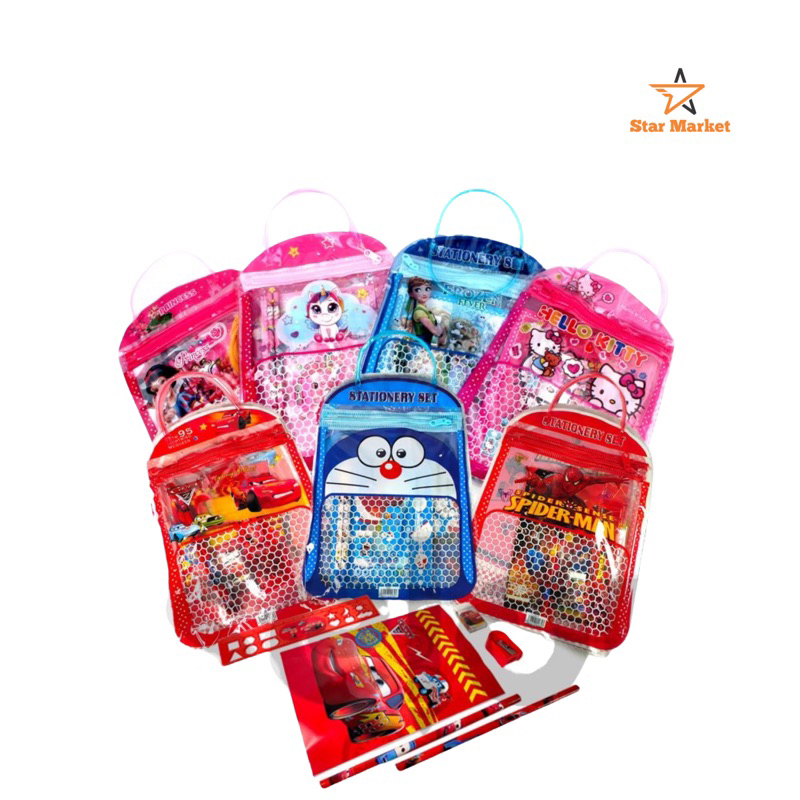 

SM - PAKET ALAT TULIS 7in1 / STATIONERY SET + TAS