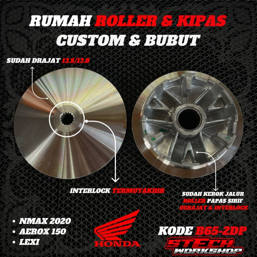 RUMAH ROLLER NMAX PULLEY NMAX PULLEY PULLEY RUMAH ROLLER MODIFIKASI NMAX RACING RUMAH ROLLER BUBUT
