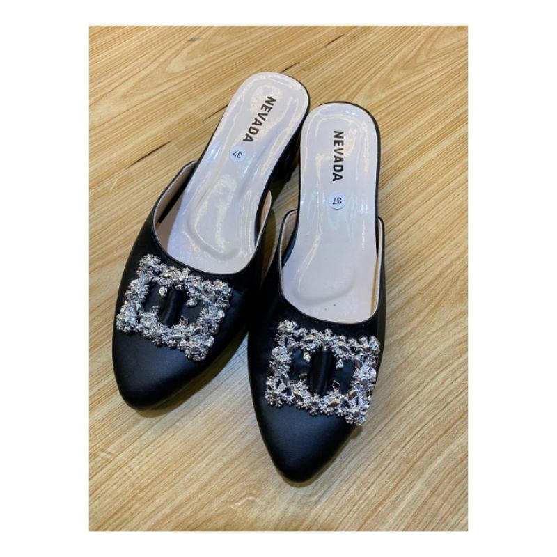 Sandal Bustong Nevada/sandal heels 3cm/sandal Let Nevada/sandal murah wanita