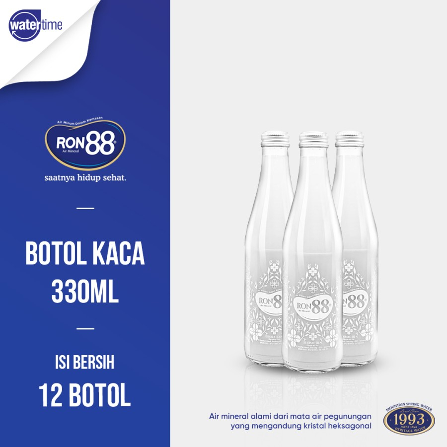 

Ron88 Air Minum botol kaca 330ml