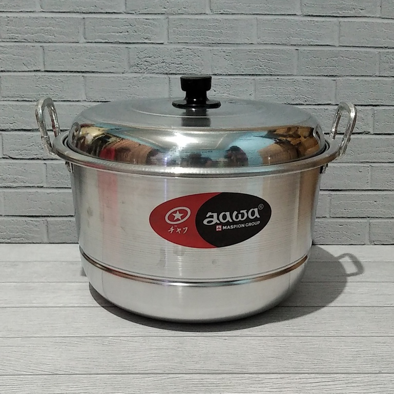 Dandang jawa 26cm 28cm 30cm 33cm Alluminium + kukusan , PANCI KUKUS