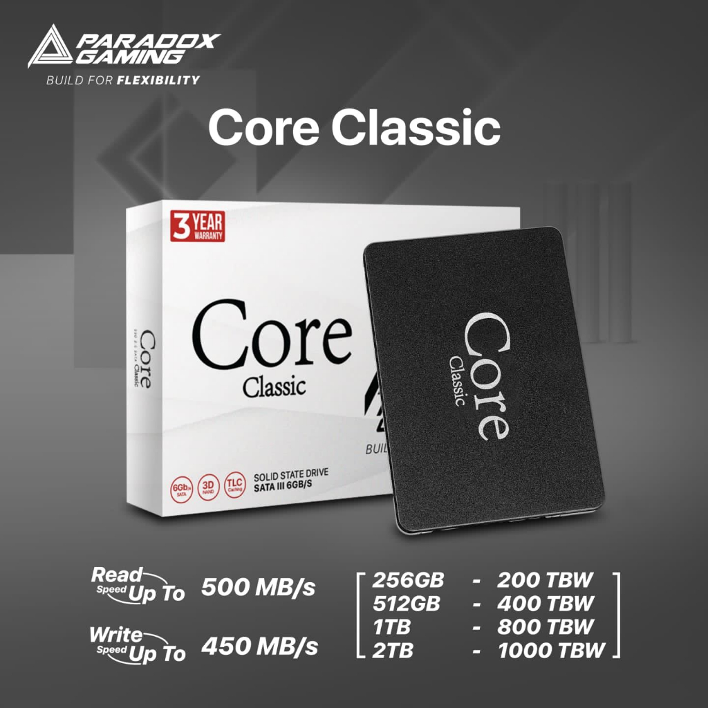 PARADOX GAMING CORE CLASSIC SSD 2.5" SATA3 1TB