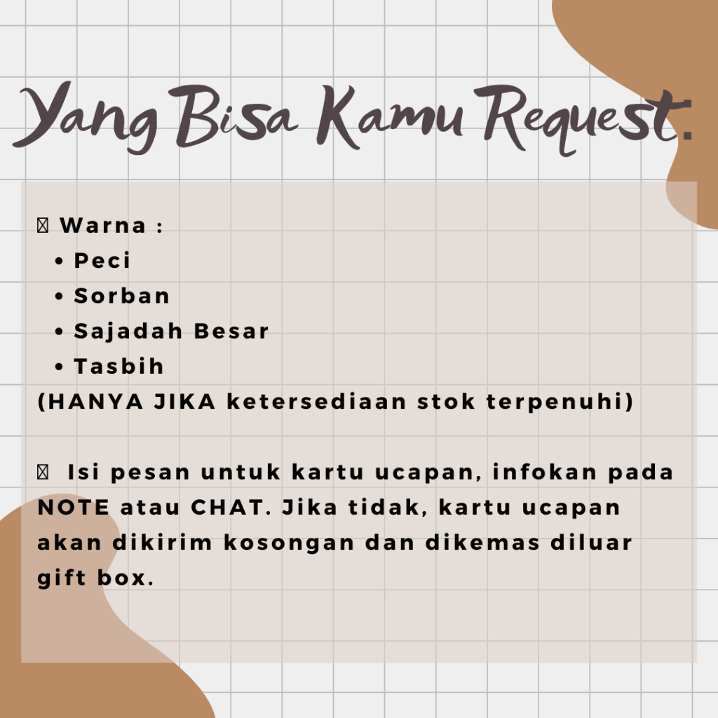

RB (SHALEH PART II) Hampers Aesthetic Muslim Cowok Kado Gift Box Perlengkapan Shalat Jum'at Ulang