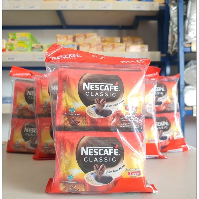 

Nescafe Classic 2Gr / Kopi Nescafe Classic Sachet 10 x 2Gr / Nescafe Classic Coffe 10 x 2Gr