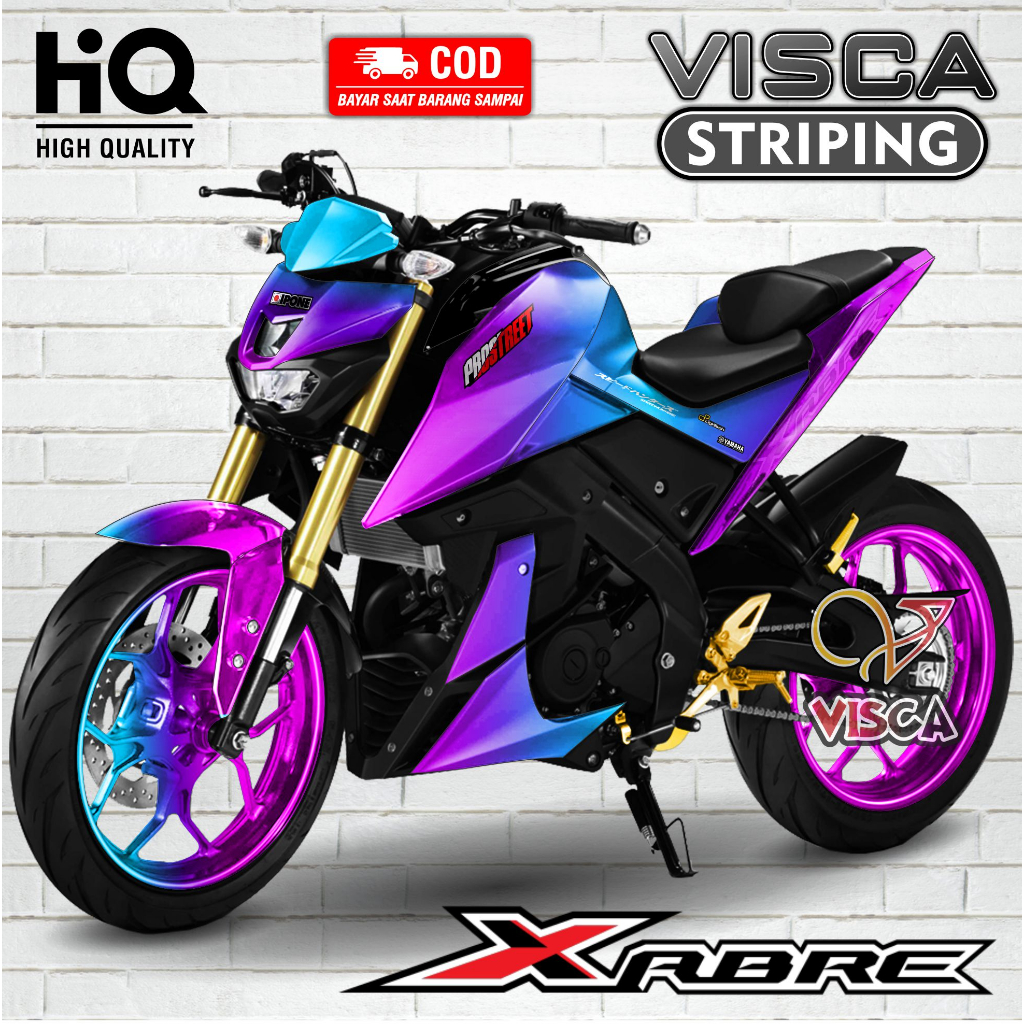 Decal Xabre - Stiker Xabre - Dekal Xabre Full Body - Striping Xabre Variasi - Decal Hologram Xabre B