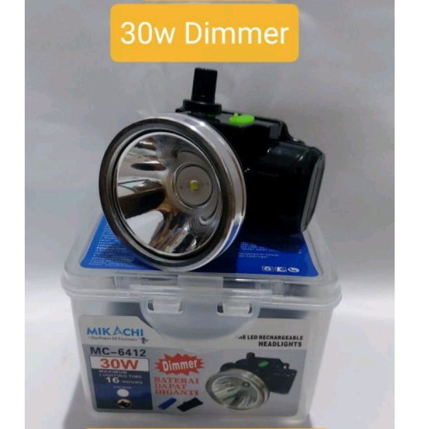 Senter Kepala MIKACHI 30 W, MC-6412 ( DIMER)
