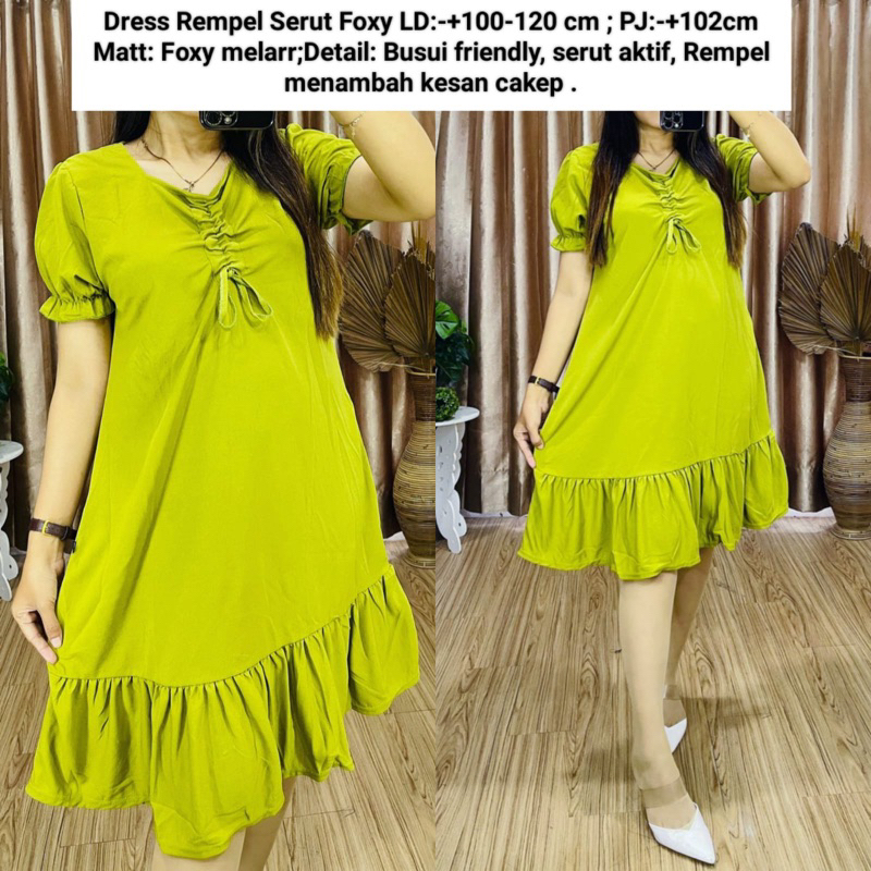 Daster Deby Serut Foxy / Dress Foxy / Daster Foxy Susun / Daster Foxy Canda